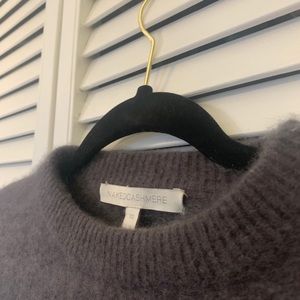 🖤 grey cashmere crop sweater 🖤